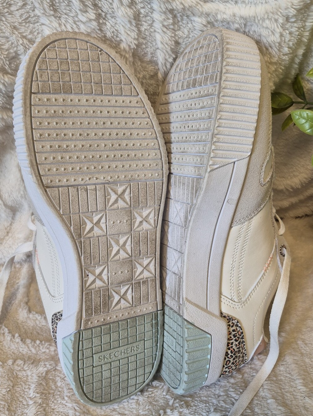 Skechers Court Classics Jade Sneakers Feline Instinct Animal Print Lace Up Sz 9 - Picture 14 of 14